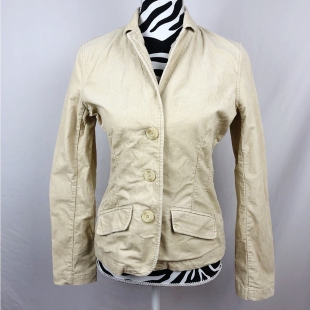 American Eagle Tan Corduroy Jacket/Blazer M